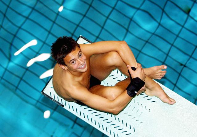 Swimmer Tom Daley